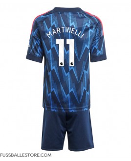 Günstige Arsenal Gabriel Martinelli #11 Auswärts Trikotsatzt Kinder 2025-26 Kurzarm (+ Kurze Hosen)